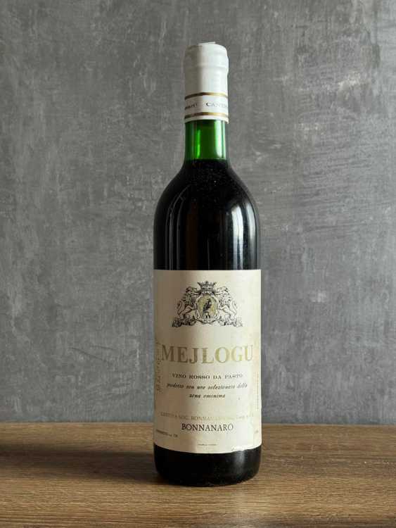 Вино Bonnanaro Mejlogu 1976 года.