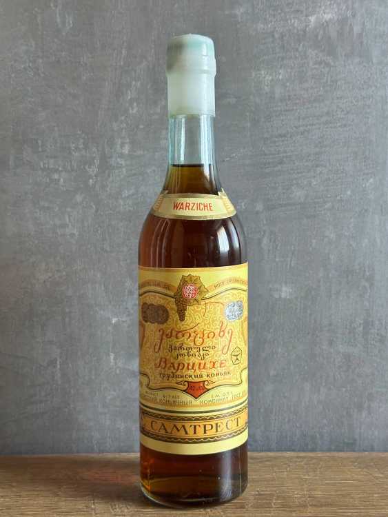 Грузинский "Варцихе 6-7 лет" 1980 года. 0,5 л. СССР. 