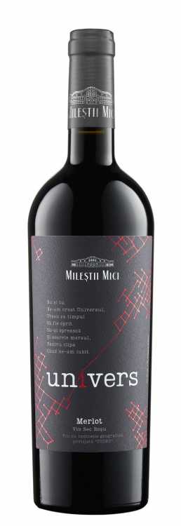 Вино «Univers» 2021 Merlot, Milestii Mici. 0,75