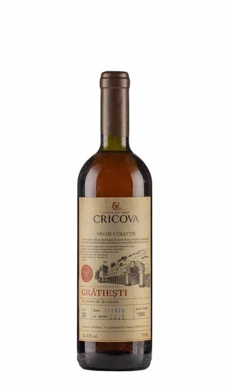 Вино «Gratiesti» 1990 коллекционное, Cricova. 0,75