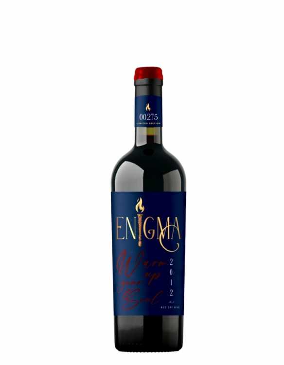 Вино «Enigma» 2012 Merlot - Feteasca Neagra, Cojusna. 0,75