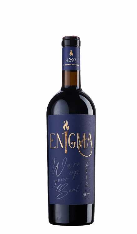 Вино «Enigma» 2012 Merlot - Feteasca Neagra, Cojusna. 0,75