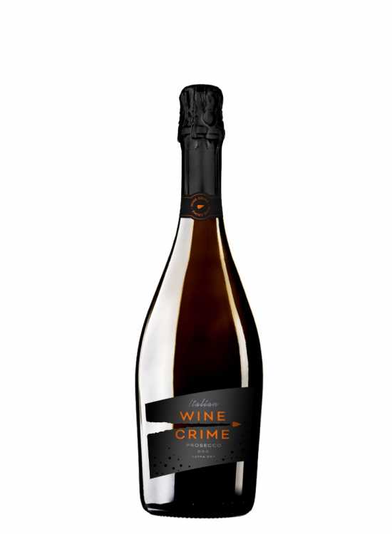 Шампанское «Wine Crime» Prosecco DOC, экстра-сухое белое, Domeniile Cuza. 0,75