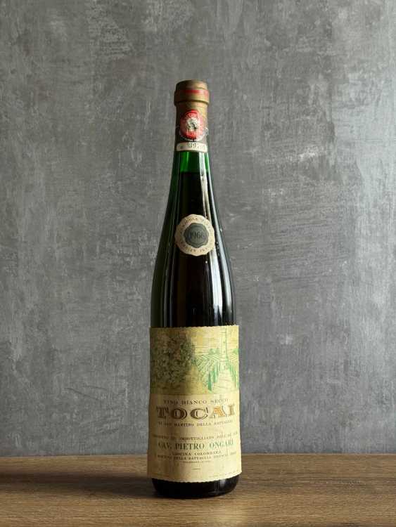 Вино Cav. Pietro Ongari Tocai 1966 года.