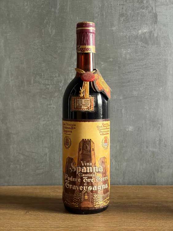 Вино Antonio Vallana Spanna del Piemonte 1970 года.