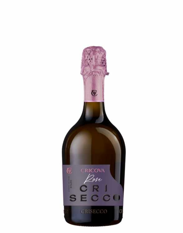 Шампанское «Crisecco» Rose брют, Cricova. 0,75