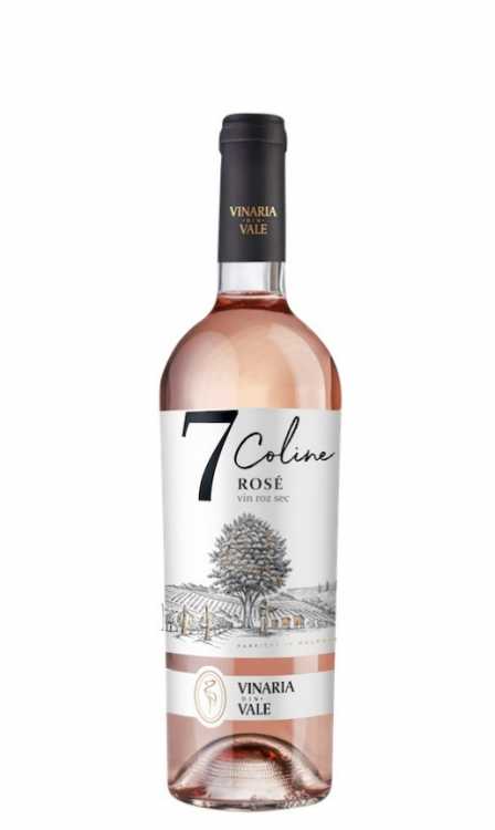 Вино «7 Coline» 2023 Rose, Vinaria din Vale. 0,75