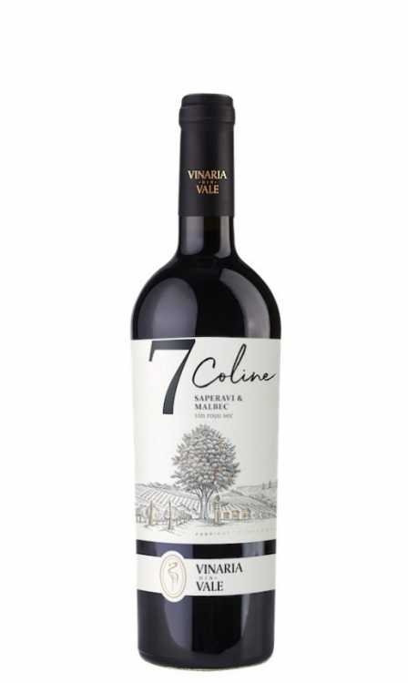 Вино «7 Coline» 2023 Saperavi & Malbec, Vinaria din Vale. 0,75