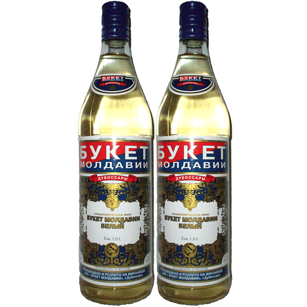 Вино «Букет Молдавии» Белый. 1 л.