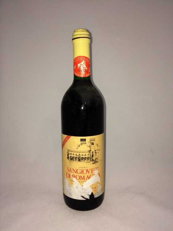 Вино "Sangiovese Di Romagna" 1989 года.