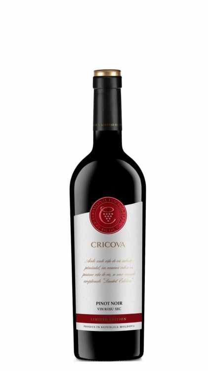 Вино «Pinot Noir» 2020 Limited Edition, Cricova. 0,75