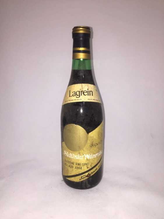 Вино "Sudtiroler Weinprobe Lagrein Karl Schmid Merano" 1973 года.