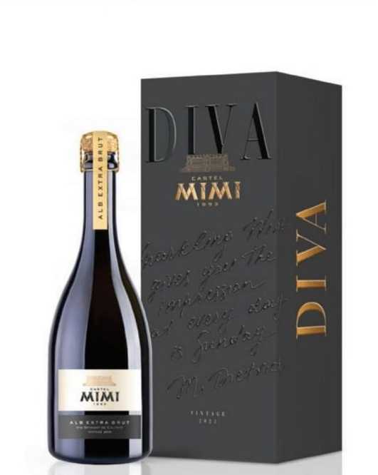 Шампанское «Diva» 2021 белое экстра-брют, Castel Mimi. 0,75 в коробке Шампанское «Diva» 2021 белое экстра-брют, Castel Mimi. 0,75 в коробке