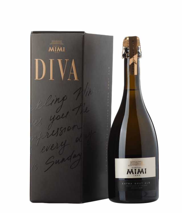Шампанское «Diva» 2021 белое экстра-брют, Castel Mimi. 0,75 в коробке Шампанское «Diva» 2021 белое экстра-брют, Castel Mimi. 0,75 в коробке