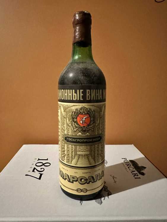 Вино «Марсала» Кожушна, 1978 года. 0,7 