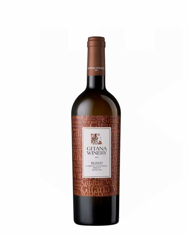 Вино «Blend» Cabernet Sauvignon - Merlot 2021 Gitana Winery. 0,75