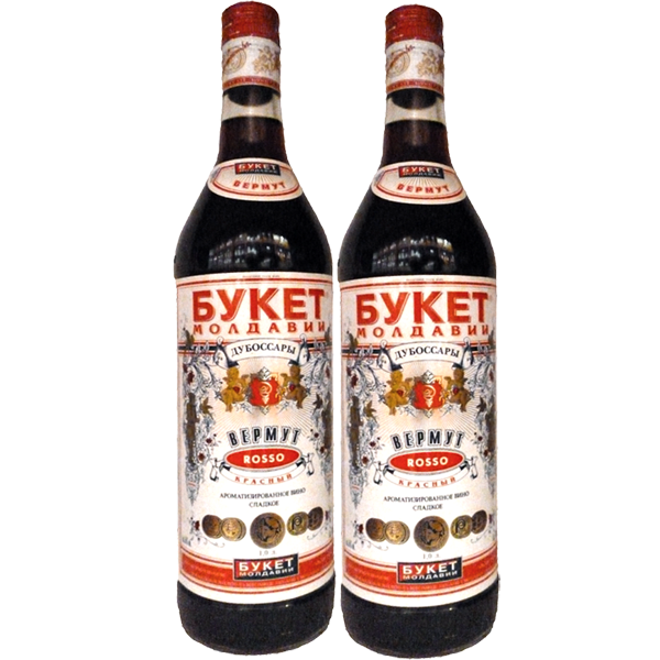 Вино «Вермут Красный» Букет Молдавии. 1 л.