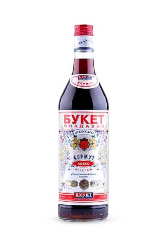 Вино «Вермут Красный» Букет Молдавии. 1 л.