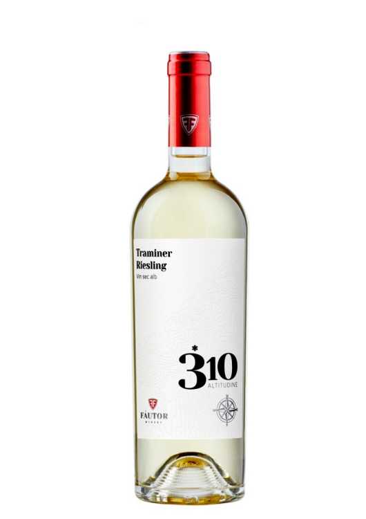 Вино «310 Altitudine» 2022 Traminer - Riesling, Fautor. 0,75