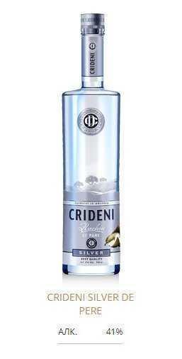 Ракиу «Crideni» Silver из груши, Mold-Nord. 0,5
