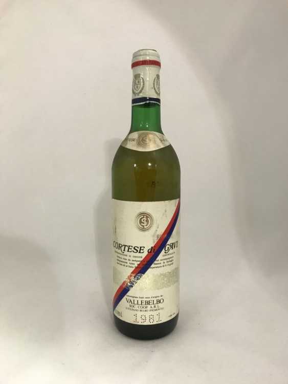 Вино "Cortese di Gavi Vallebelbo" 1981 года.