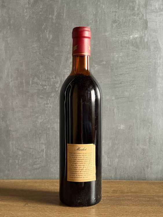 Вино Colli di Luvigliano Merlot 1964 года.