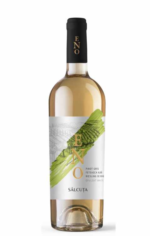 Вино «Eno» 2022 Pinot Gris - Feteasca Alba - Riesling de Rhin, Salcuta. 0,75