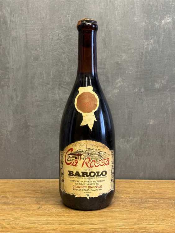Вино Barolo Ca’ Rossa 1971 года.
