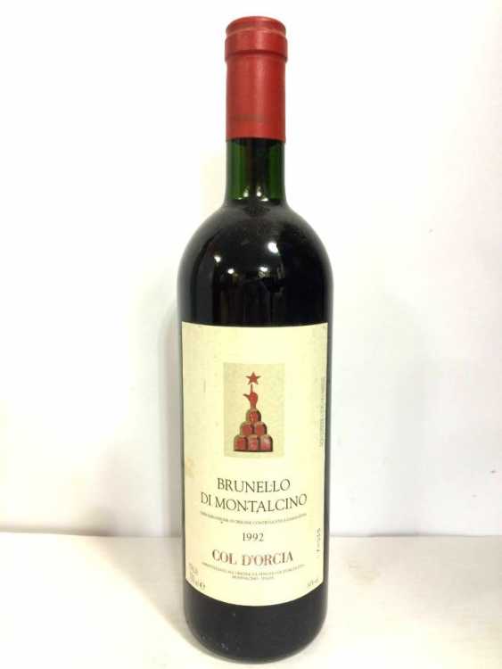 Вино "Brunello di Montalcino Col D'Orcia" 1992 года.