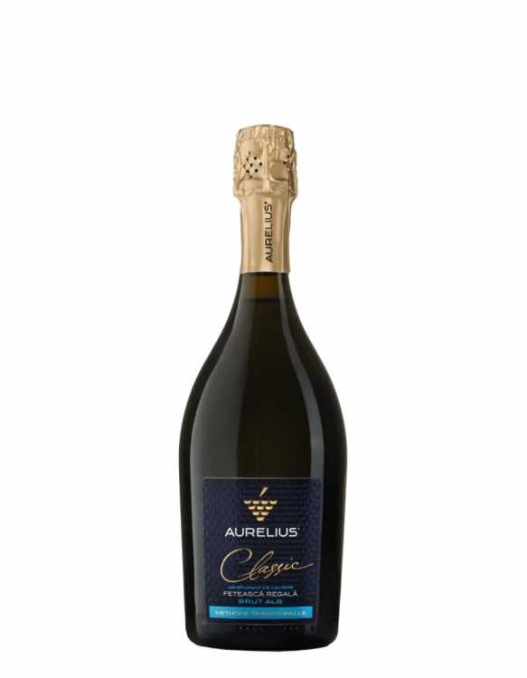 Шампанское «Classic» Feteasca Regala брют белое, Aurelius. 0,75