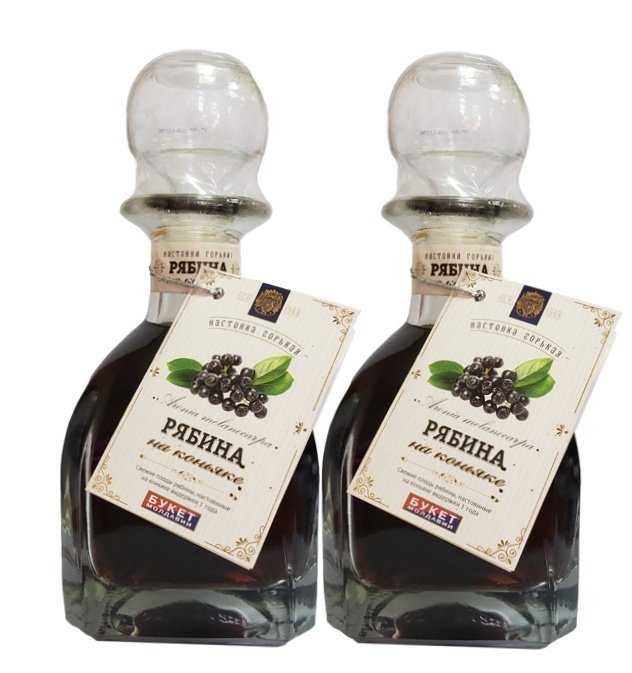 Настойка «Рябина» на коньяке, Букет Молдавии. 0,5