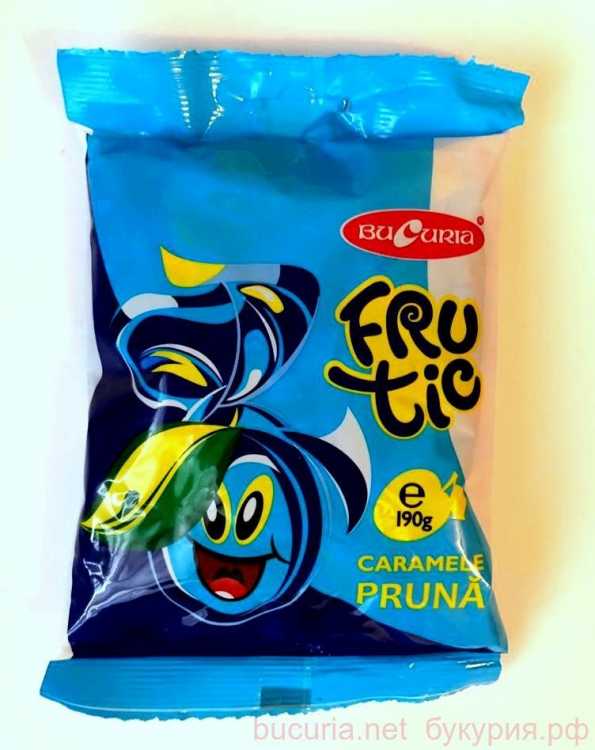 Карамель "Фрутик" со сливой, 190 г.