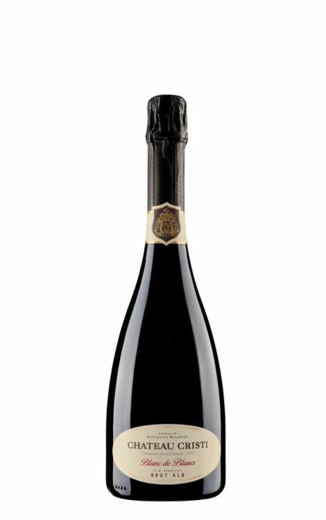 Шампанское «Blanc de Blancs» брют белое, Chateau Cristi. 0,75