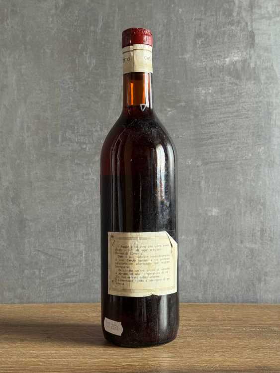 Вино F.lli Sordo Barolo 1974 года.